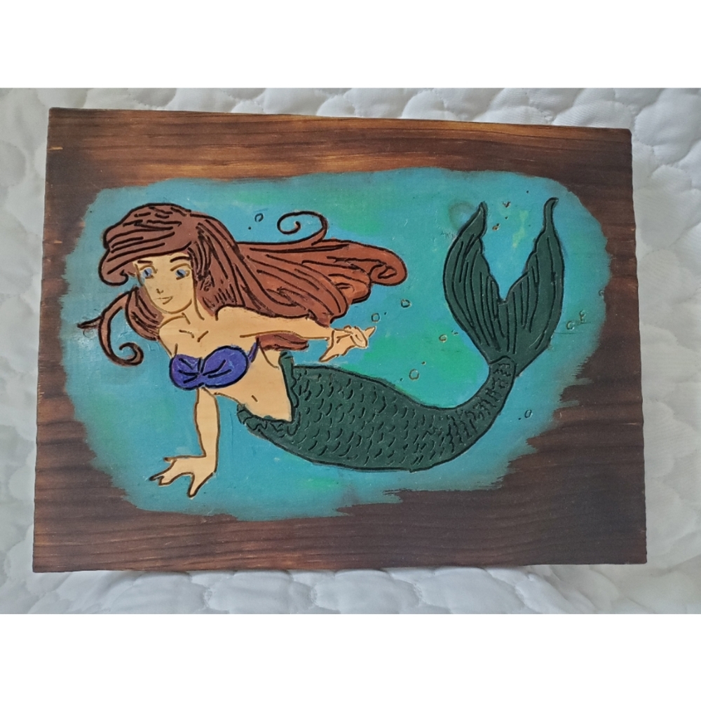 Carved Mermaid Wall Art